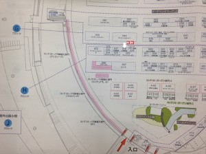 2014バラ展小間割図